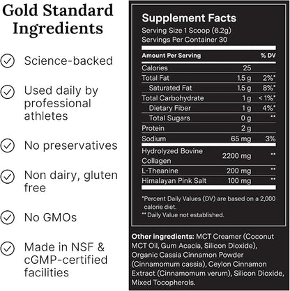 For Wellness The Good Stuff Performance – Coffee Booster | Collagen + MCT Powder Supplement with L-Theanine and Antioxidants for Jitter-Free Energy & Stamina | Non-Dairy, Keto-Friendly, 14 Servings