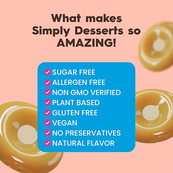 Simply Desserts Butterscotch Instant Pudding, Sugar-Free, 6-Pack – Healthy Dessert, Keto Snacks, Vegan & Diabetic-Friendly, Kosher, 1.7 Oz Ea