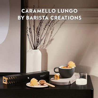 Nespresso Capsules Original Line, Caramello, Medium Roast Espresso Coffee, 50 Count Espresso Coffee Pods