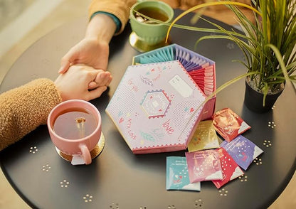 ACORUS Wellness & Loveland Tea Sets, Natural Assorted Herbal Tea Hamper Box Gift Sets, Large Variety of 120 Tea Bags, 12 Flavours