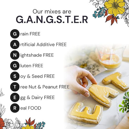 eat G.A.N.G.S.T.E.R. Sugar Cookie Mix | Gluten-Free, Grain-Free, Allergy-Friendly. Easy to Make, Great for those with Food Sensitivities, on Elimination Diets or the AIP and Paleo Diets