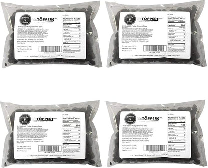 Brownie Bites 2 LBS – Fudge Brownie Cubes for Sundae Bar & Frozen Desserts – Bulk Treats for Yogurt, Cakes, and More – Perfect for Party Bars, Frozen Snacks, and Topping Stations