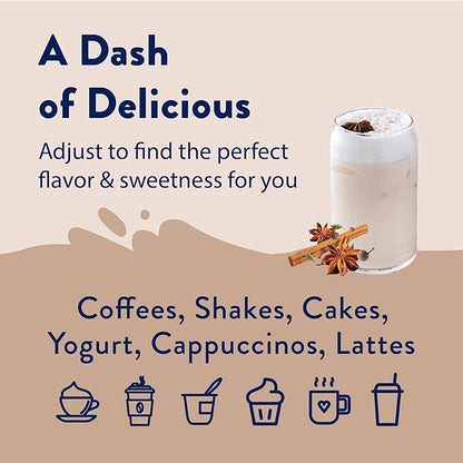 Jordan's Sugar Free Chai Syrup - 25.4oz, Gluten Free, Keto, For Coffee, Latte, Shakes