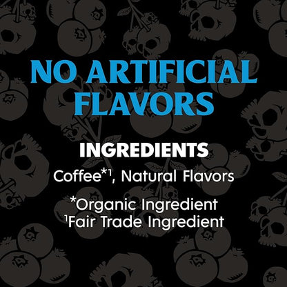 Death Wish Coffee, Fair Trade, Ground Blueberry Coffee, 12 oz
