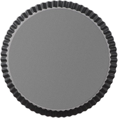 Beasea Tart Pan 9 Inch Removable Bottom, Non Stick Tart Pan with Removable Bottom Round Pie Pan for Baking