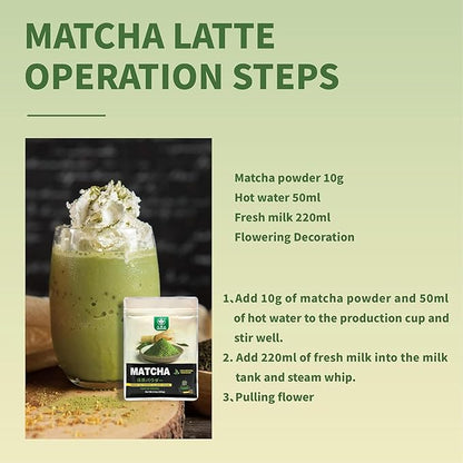 TIAN HU SHAN Matcha Green Tea Powder 3.5oz/100g, Pure Matcha Powder Culinary Grade Unsweetened for Lattes, Cooking, Baking, Vegan 100% Natural （Package May Vary)