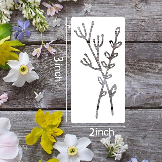 Flower Stencils for Painting on Walls Flower Stencil Floral Stencils for Crafts Paper Canvas Wood Decor