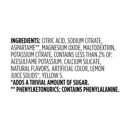 Amazon Grocery, Lemonade Drink Mix, 10 packets, 1.4 Oz (Previously Happy Belly, Packaging May Vary)