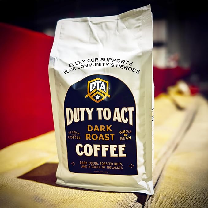 Duty to Act Medium Roast Whole Bean Coffee, 2 lbs (Pack of 5)