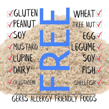 Gerbs Pumpkin Seed Meal 2 lbs. | Finely Ground, No Additives, Resealable Bag | Rich, Earthy Texture for Baking & Blending | Top 14 Allergen-Free
