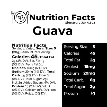 The Panza Guava Gourmet Cookie Snack Thin & Crispy | Organic, Non-GMO, 100% Natural Ingredients | Signature Jar 4.3 oz