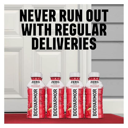 BODYARMOR ZERO Sugar Lemon Lime, Sugar Free Sports Drink - Low-Calorie Hydration - Natural Flavors with Potassium Packed Electrolytes, Antioxidants, and B-vitamins, 20 fl oz (pack of 6)