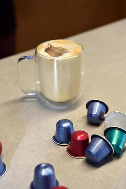 GILA Cafe Espresso Lungo aluminun coffee capsules compatible with Nespresso Original Machines Pack (6 pack x 10), 60 count