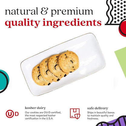 David's Cookies Freshly Baked Cookies - Delicious Handmade Soft Variety - Exquisite Gourmet Gift for Friends & Family on Special Occasions - Cherry White Chip 1lb