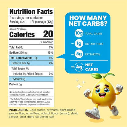 Simply Desserts Lemon Instant Pudding, Sugar-Free, 6-Pack – Healthy Dessert, Keto Snacks, Vegan & Diabetic-Friendly, Kosher, 1.7 Oz Ea
