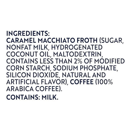 Gevalia Frothy 2-Step Caramel Macchiato Espresso K-Cup Coffee Pods & Froth Packets Kit, 6 ct Box