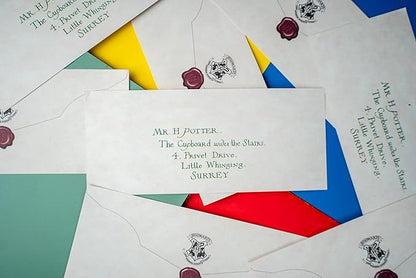 Harry Potter Acceptance Letter Explosion Box by Send A Cake – Ready to Gift, No Assembly Needed – Includes 8 Chocolate Brownies – Magical Birthday & Celebration Gift for Women, Men, Adults, Kids