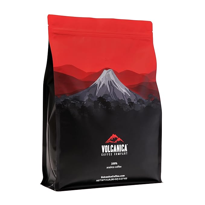 Colombian Supremo Decaf Coffee, Whole Bean, Swiss Water Processed, Fair Trade, Fresh Roasted, 5 lbs