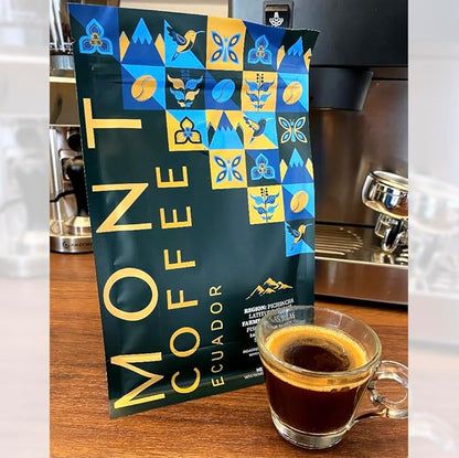 Mont Coffee - Pichincha Region | Latitude 0.0'00" | Specialty Single Origin Ecuadorian Arabica Coffee | Deluxe | Fresh Roast | Sourced Directly from Our Farms