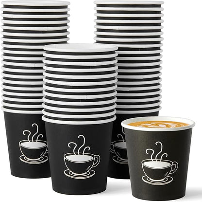 600 Pack 4 oz Paper Cups, Small Disposable Coffee Cups, Paper Espresso Cups, Hot/Cold Drinking Cups for Party, Picnic, Travel and Events