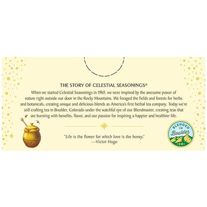 Celestial Seasonings Sleepytime Herbal Tea, Honey, Caffeine Free Sleep Tea, 20 Tea Bags Per Box (Pack of 6)