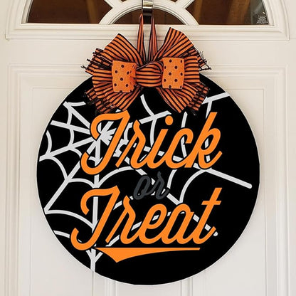 Halloween Stencils for Painting on Wood 12inch Large Reusable Halloween Stencil for Door Hanger Round Skeleton Ghost Boo Templates for Door Mat Fabric