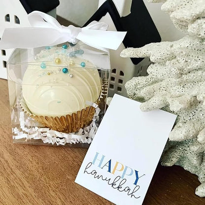 50pcs Clear Favor Boxes 3x3x3 Inch Chocolate Bomb Boxes Clear Gift Boxes Cupcake Box Macaron Box for Birthday Wedding Party