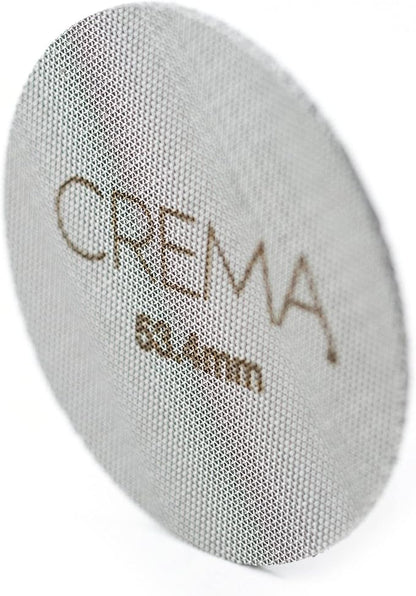 Crema Coffee Products 53.4mm Puck Screen for Barista Models | 1.7mm Thick 316L Steel Filter | Balanced Water Flow for Improved Extraction |Prevent Channeling & Reduce Maintenance|Durable,Easy to Clean