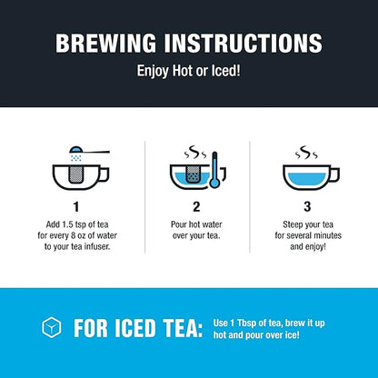 Tiesta Tea - Limeade Livin, Loose Leaf, Sweet Lime Herbal Tea, Non-Caffeinated Fruit Blend, Make Hot or Iced Up to 25 Cups, 2 oz Resealable Pouch