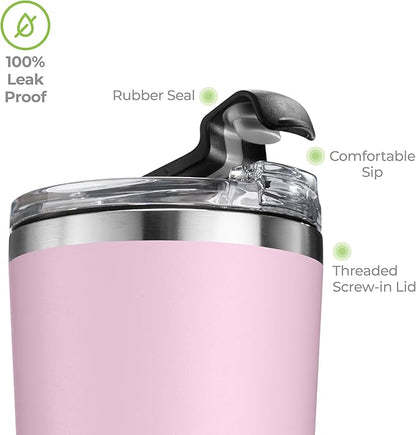 SIPX™ Triple-Insulated Tumblers - 22oz. Premium Modern Tumbler With Lid, insulated Cup Keeps Hot For 6 Hours, Stainless Steel Tumbler Made Of Sustainable Material, Coffee Travel Mug For Home & Office