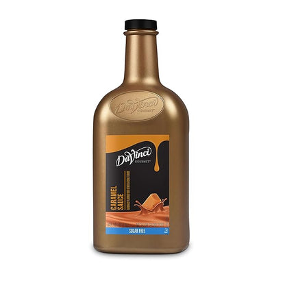 DaVinci Gourmet Sugar Free Caramel Sauce, 64 Fluid Ounces (Pack of 1)