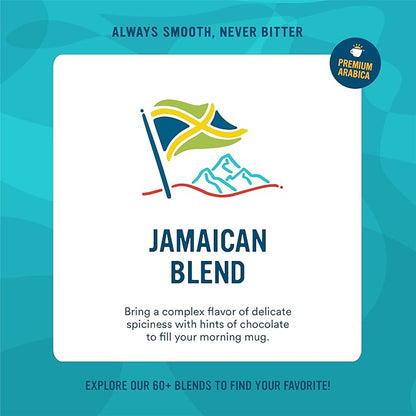 Cameron's Coffee Single Serve Pods, Jamaican Blend, 12 Count (Pack of 6)
