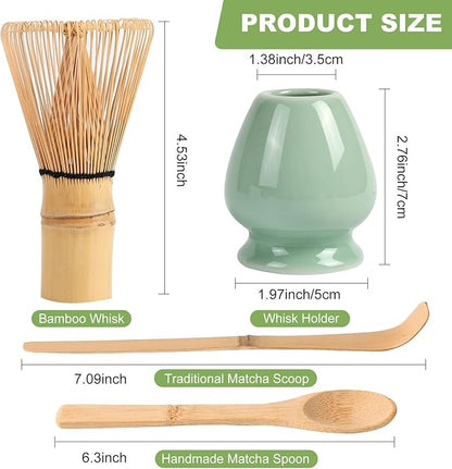 Matcha Bamboo Whisk, Bamboo Whisk,Matcha Whisk Set,Matcha Whisk Holder,Matcha Whisk And Stand,Tea Scoop And Tea Spoon