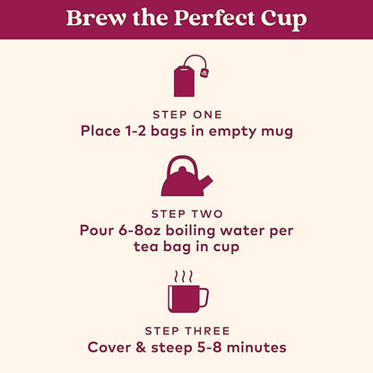 ORGANIC INDIA Tulsi Hibiscus Tea Bags - Holy Basil Herbal Tea, Stress Relieving, Calming, Immune Support, USDA Organic, Caffeine Free -18 Bags, 3 Pack