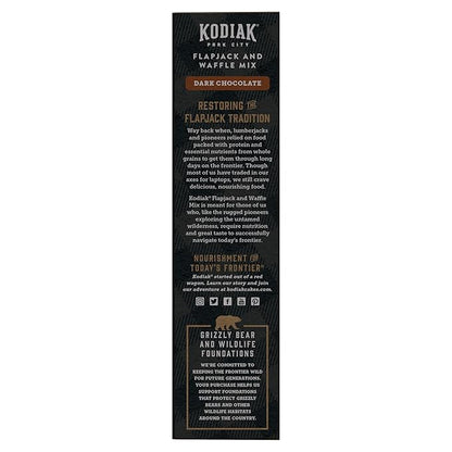 Kodiak Cakes Protein Pancake Power Cakes, Flapjack and Waffle Baking Mix, Dark Chocolate, 18 Ounce (Pack of 6)