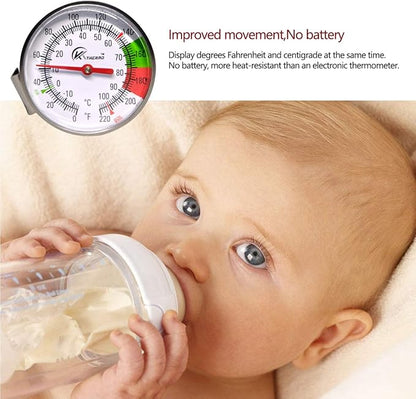 KT THERMO Instand Read 2-Inch Dial Thermometer,Best for The Coffee Drinks,Chocolate Milk Foam