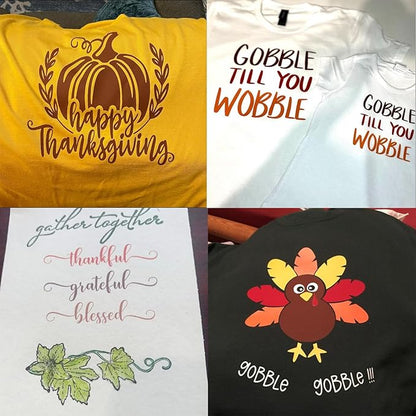 Fall Stencils for Painting 6” Pumpkin Stencils Autumn Leaf Stencil Happy Thanksgiving Templates for Wood Fabrics Crafts Decor