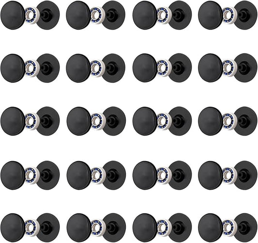 20 Pack Fidget Spinner Bearing and Cap Replacement Set, Chrome Steel Bearing Balls, High Speed 13mmx7mmx4mm Bearings Single Sealed Small Bearings for Fidget Spinner