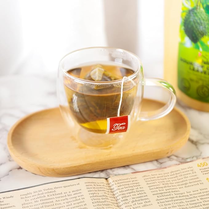 FullChea - Soursop Leaves Tea Bags, 40 Teabags - Premium Soursop Graviola Leaves - Hojas De Guanabana Tea - Non-GMO - Caffeine-free - Improve Digestion, Support Healthy Skin & Sleep