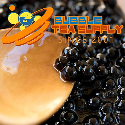 Black Tapioca Boba Pearls for Bubble & Milk Tea Unsweetened - 2.2 Lbs 20-30 Servings - Premium Chewy Black Tapioca Boba Bubbles For Beverages & Dessert Toppings For Pro Tea & Coffee Shops & Home Use
