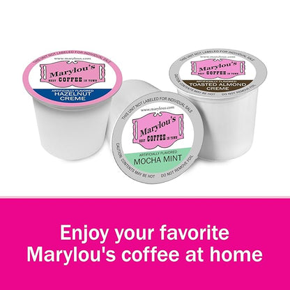 Marylou’s Coffee – Cinnamon Hazelnut Flavored Gourmet Coffee – Single Serve Coffee Pods, Compatible with Keurig Brewers – 12 Pods