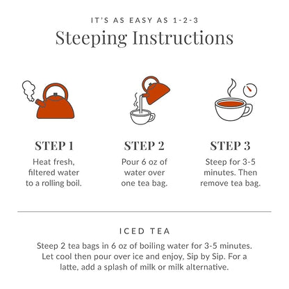 The Republic of Tea – All Day Earl Grey Orange Marmalade Decaf Black Tea, Naturally decaffeinated, 36 Tea Bags