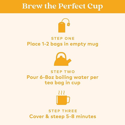 ORGANIC INDIA Tulsi Honey Chamomile Tea Bags - Herbal Tea for Stress Relieving & Calming, USDA Certified Organic, Caffeine Free - 18 Tea Bags, 3 Pack