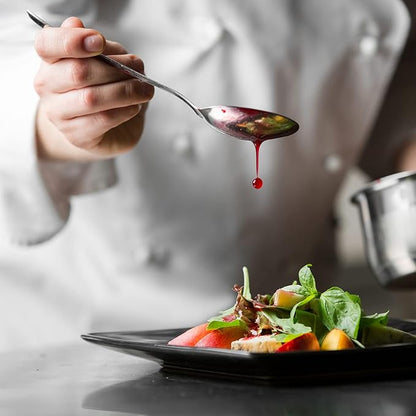 CREATIVECHEF Professional Chef Plating Kit, 7 Piece Culinary Plating Set, Black, Stainless Steel