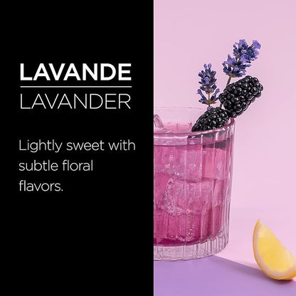 1883 Lavender Syrup for Drinks – Floral Flavoring Syrup for Coffee, Cocktails & Lemonades – 1 Liter Plastic Bottle – Made in France