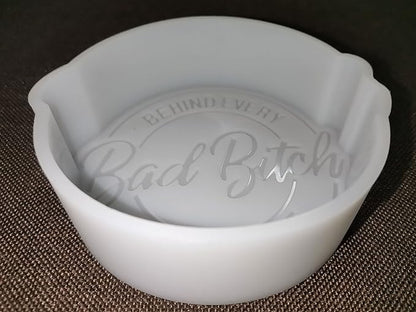 Behind Every Car Freshies Silicone Mold- Air Freshie Mold - Aroma Bead Freshener Mold -Epoxy Resin - Candle Soap Mould【Upgraded Thickened Material】- Oven Safe【3.9 inch】