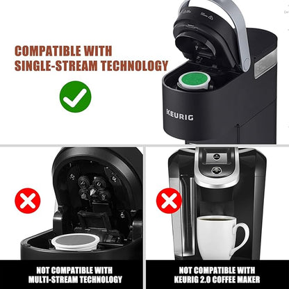 Pro Mael 2-Pack Reusable K Cups Coffee Pods, Universal Stainless Steel Refillable Reusable K Cup Coffee Filters
