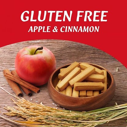 Biscotti Low Carb Almond Cookies Snacks 5 oz (142 g), Apple & Cinnamon, No Gluten (1 bag)