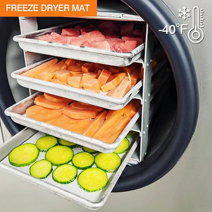Silicone Baking Mat Roll -16IN x 10FT Non Stick Heat Resistant Food Grade Baking Mats, No Slip Reusable Freeze Dryer Mat,Pastry Mat,Countertop Protector Mat, Washable Oil-Proof Refrigerator Liners