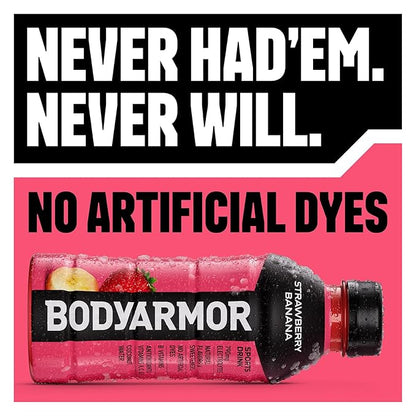 BODYARMOR Flash I.V. Electrolyte Beverage, Orange, Hydration Drink with Coconut Water For Rapid Rehydration, Post Workout Recovery, 20 Fl Oz (Pack of 12)